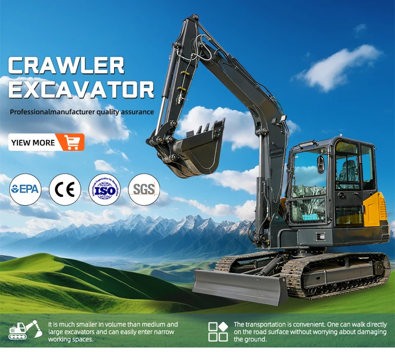 6-Tonnen-Bagger nach Maß | CE/ISO-zertifiziert, kundenspezifische Hydraulik für Anbaugeräte – Detail 2