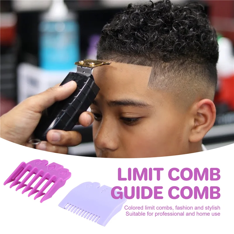 B47B-2 шт./компл., направляющая для машинки для стрижки волос, расческа для триммера для бороды, триммерная головка, сменная расческа для бритвы, лезвие для машинки для стрижки, рукав для резки