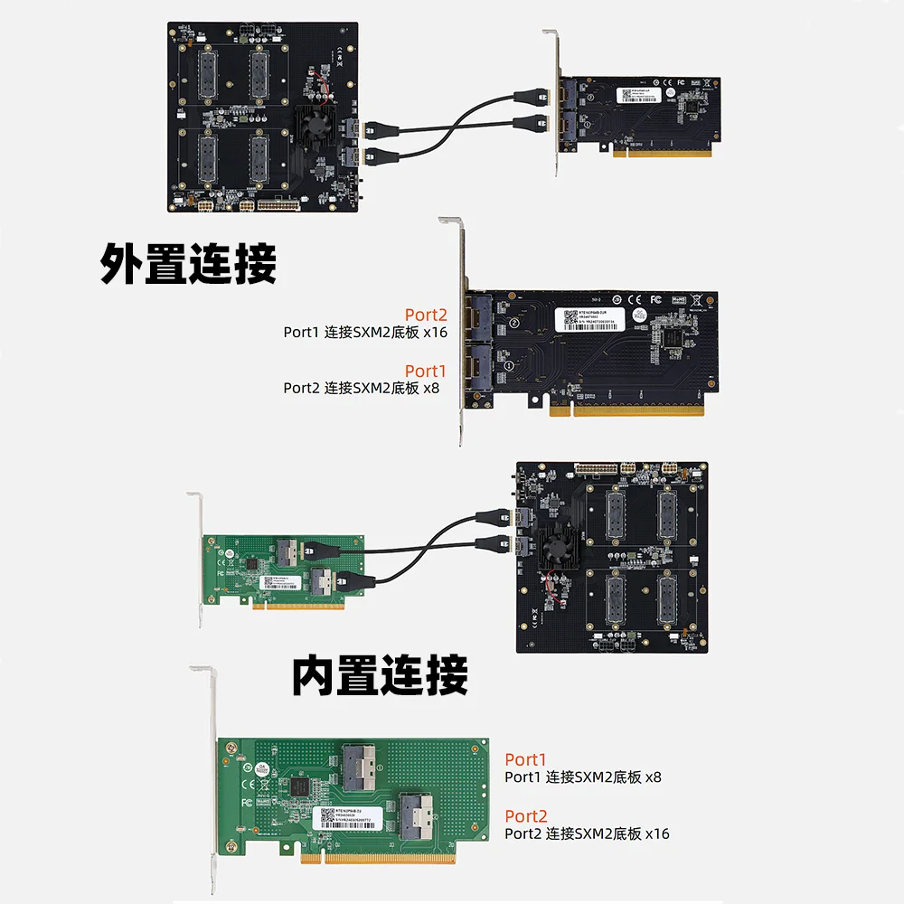 بطاقة رسومات NVLink Interconnect Dual Sim Aom-sxmv مبسطة NVIDIA V100 SXM2، مفتوحة #4