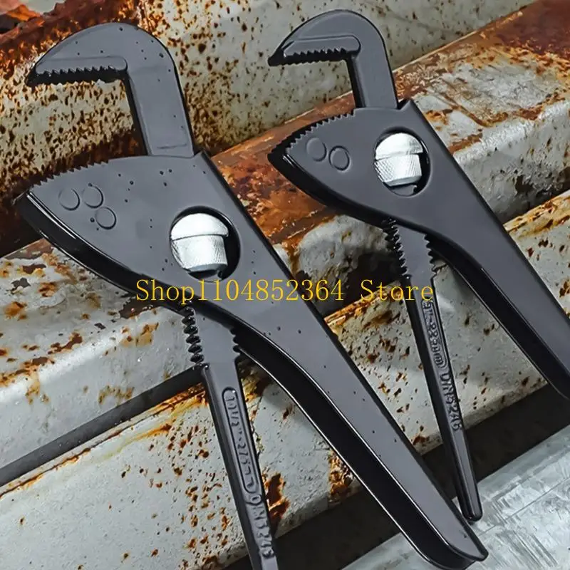 

652F German Pipe Wrench High Carbon Steel Plumber Plumbing Tool Easy Adjustment