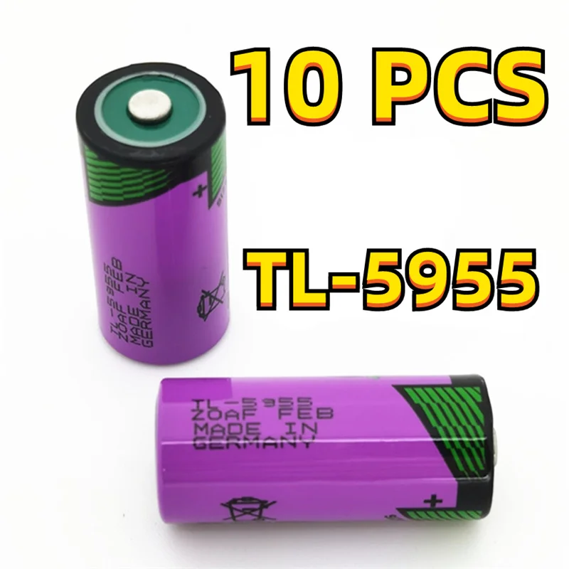 

10PCS Original NEW For TADIRAN TL-5955 2/3AA 14335 3.6V 1650mAh PLC Battery