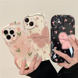 Case For Xiaomi POCO X5 X3 X6 Pro X4 NFC F3 F4 X4 GT M3 M4 Pro MI 11 Lite 5G NE 12T 12 Lite cover Flower Wave Butterfly Silicone