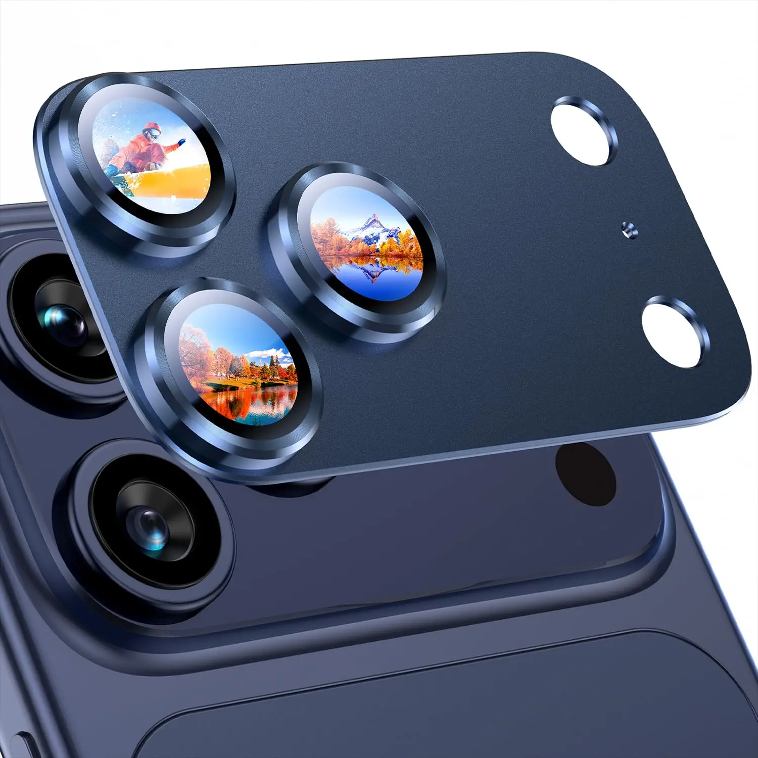 Kameraschutz aus gehärtetem Metall für iPhone 17 Pro Max. Objektivschutz für iPhone 17 Pro Air Phone Objektivabdeckung Zubehör