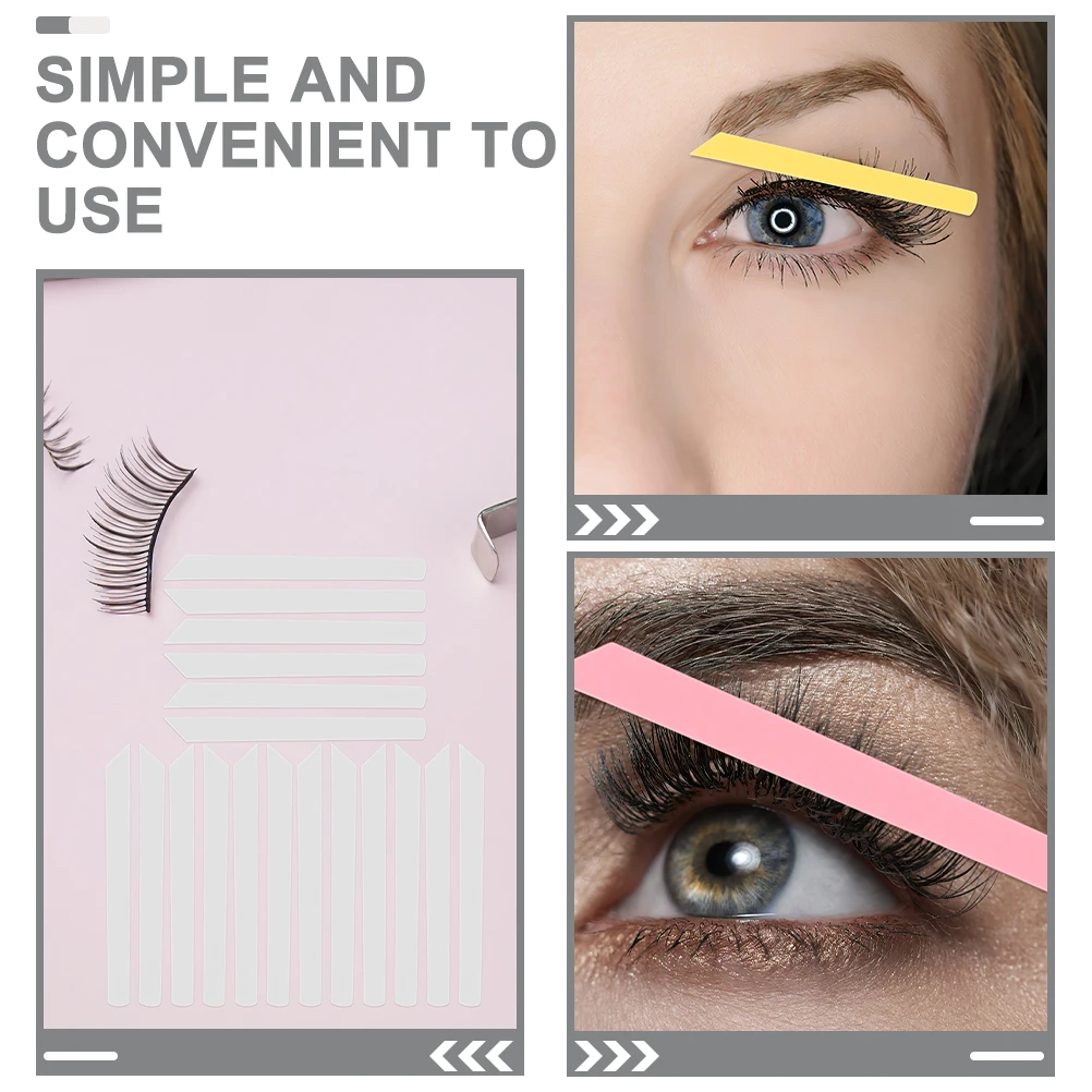 

4 Sheets Silicone Eyelash Lift Pads Reusable Lash Perm Pads Curling Tool Home Salon Silicone Eyelash Lift Rods