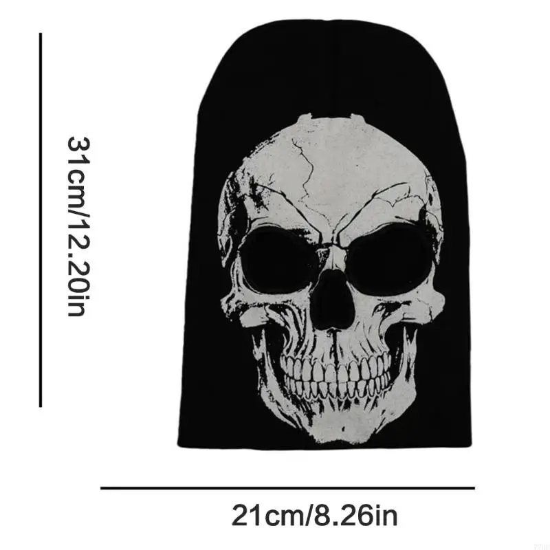 77HE HALLOWEEN SAPHENT HAT TELITAL SONEAL ACRYLIC البالغين للجنسين وجه القبعة قبعة قبعة لحفلات الأزياء النشاط في الهواء الطلق