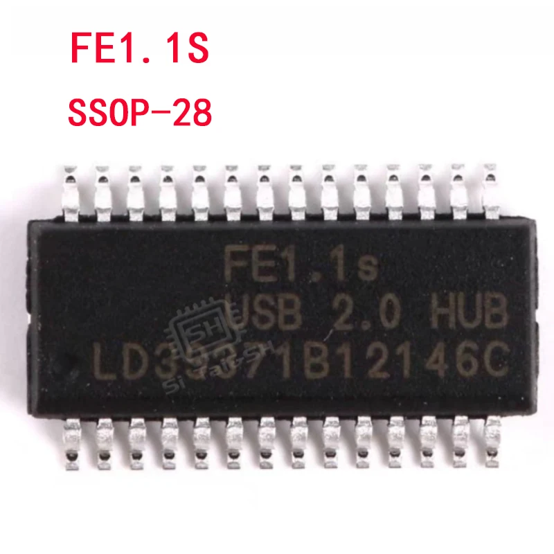 5PCS FE1.1S SSOP-28 FE1.1LQFP-48 USB2.0 high-speed four-port hub controller chip