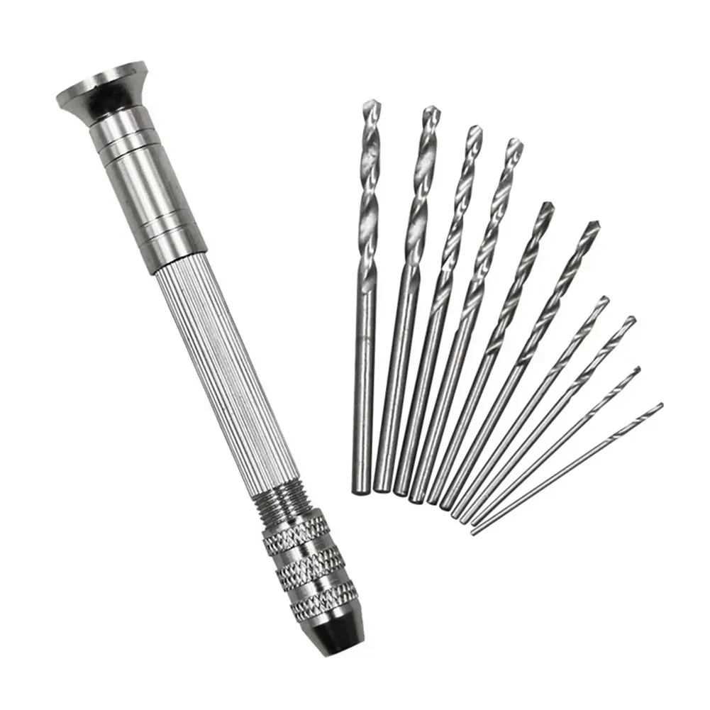 

Hand Twist Drill Handle Woodworking Tool Drilling Rotary Tool Manual Twist Drill Bit Aluminum Alloy Handle