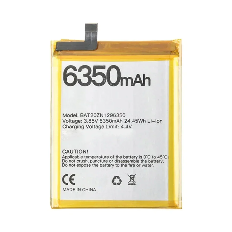 Batería para teléfono móvil BAT20ZN 1296350   6350Mah Para DOOGEE S96 Pro