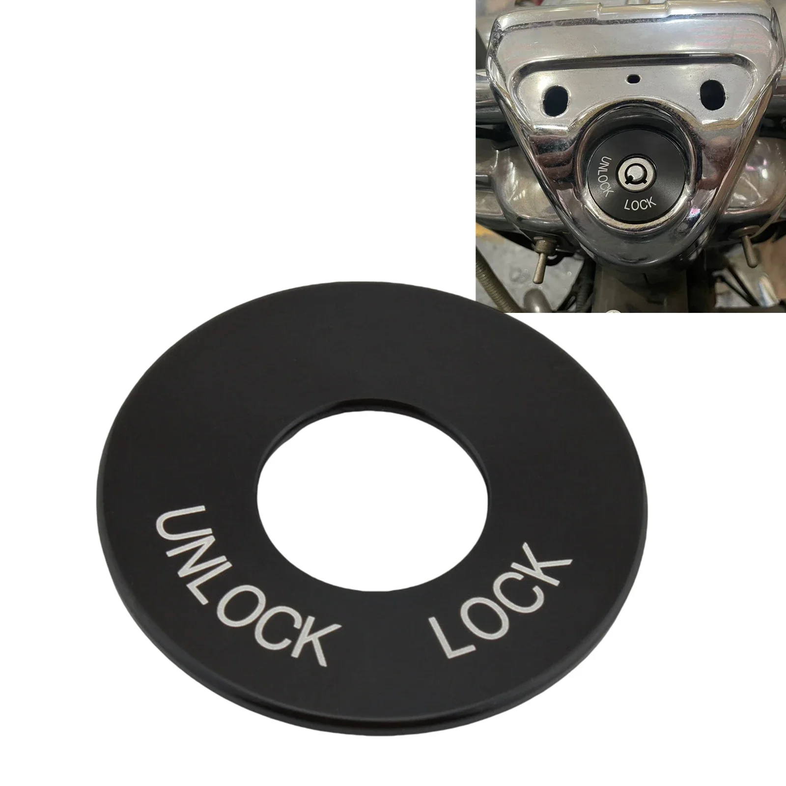 

Поп-мотоцикл, вставка дверного замка зажигания, крышка, декоративная накладка для Harley-Davidson Road King FLHR/Special/Classic