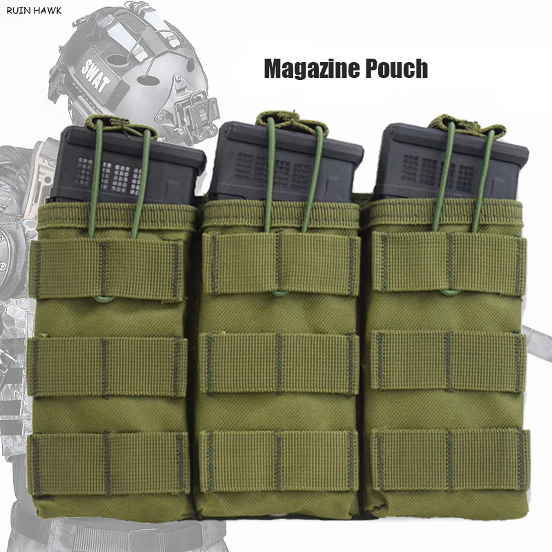 

Tactical Accessories Magazine Pouch Molle Vest Pouch Hunting Airsoft Single Double Magazine Pouch Triple Cartridge Bag