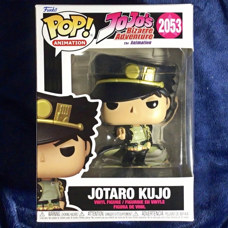 Funko Pop! JoJo's Bizarre Adventure Jotaro Kujo #2053 Original Vinyl Figure Anime Collectible Model Desktop Ornament Toy Gift