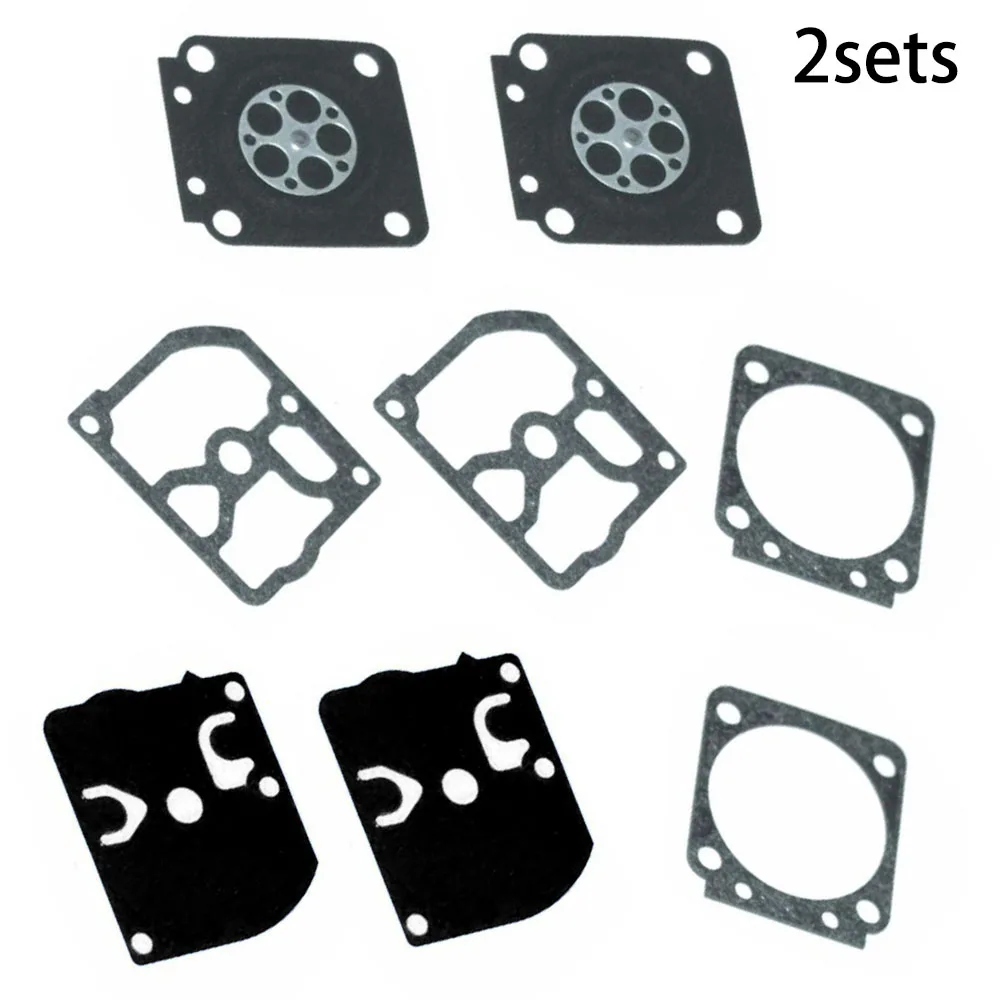 For Carburettor Diaphragm Gaskets Replacement 2Pack for HS80 Engine with For Zama For Carburettor C1QS53A GND51 for RB85