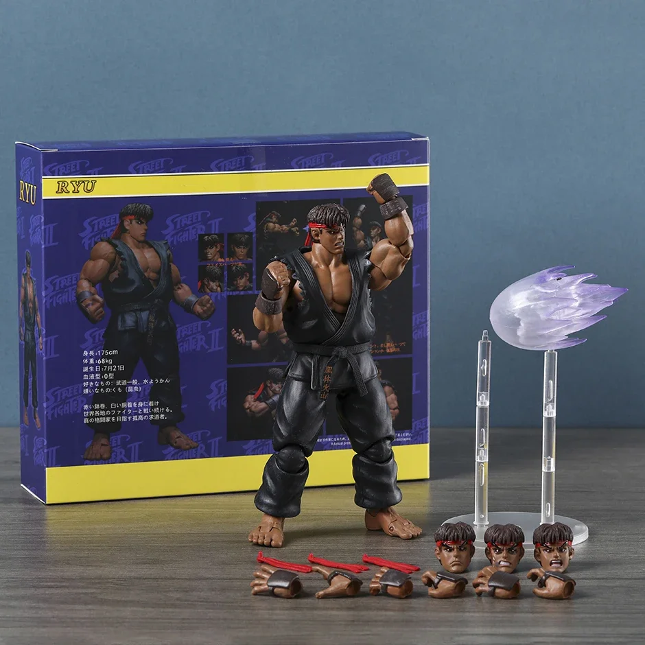 مقتنيات العاصفة The Final Challengers Violent Ken Evil Ryu PVC مجموعة شخصيات الحركة لعبة مجسمة هدية دمية