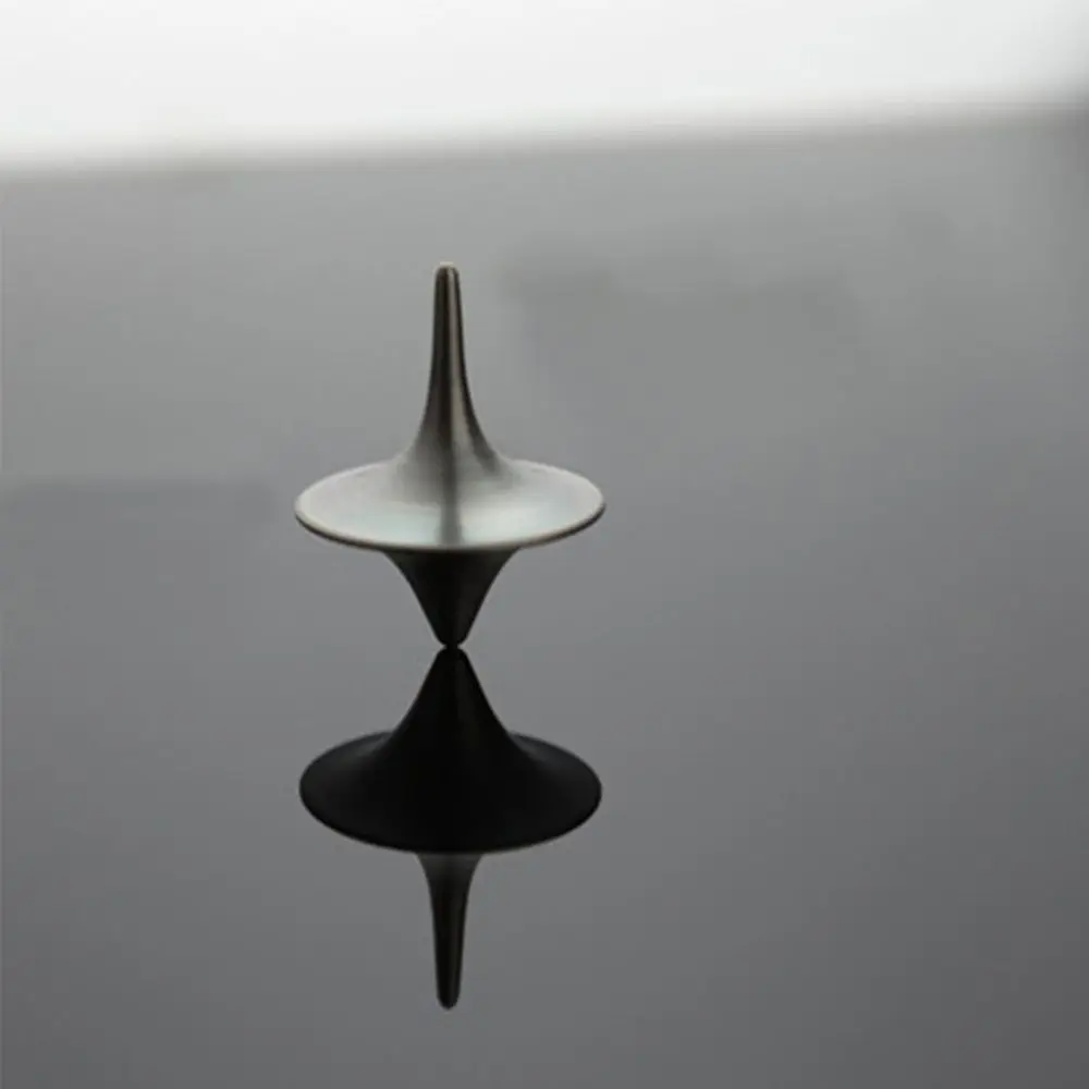 

Accurate Gyro Fun Toys Classic Movie Mini Kids Metal Zinc Children Exquisite Totem Perfect Print Silver Spinning Top Alloy