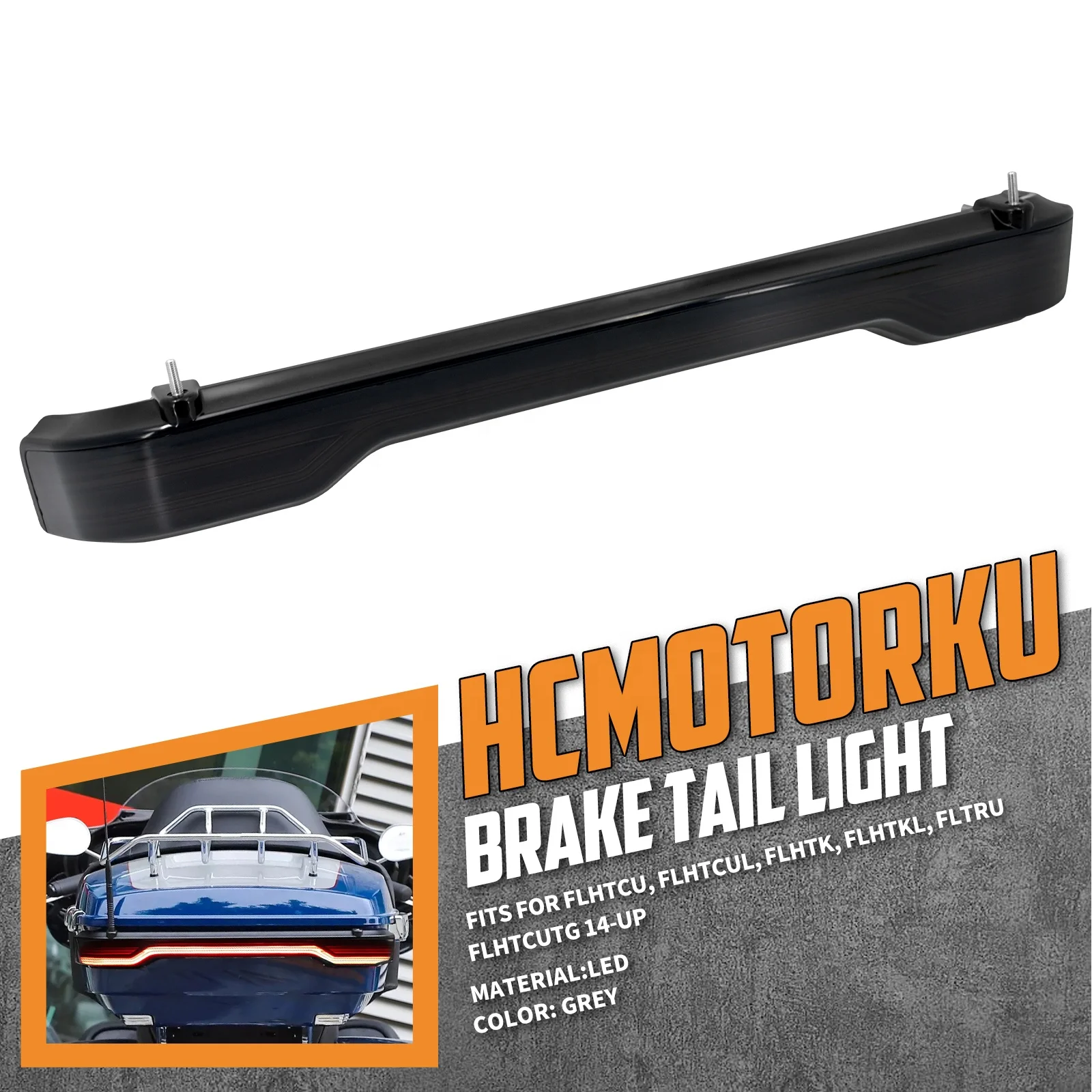 Motorcycle Trunk Pack LED Brake Light Turn Signal Tail Lamp Fit for Touring Ultra Limited FLHTK Road Glide 2014-2023！！