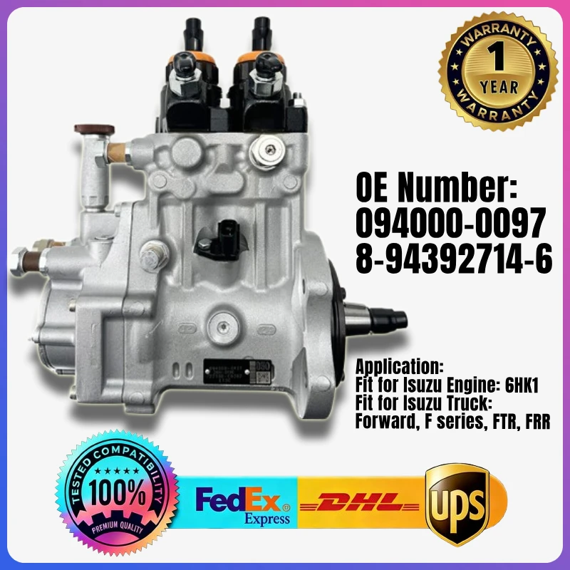 

094000-0097 8-94392714-6 094000-0091 094000-0092 094000-0093 Fuel Injection Pump for Isuzu Engine 6HK1 Truck Forward