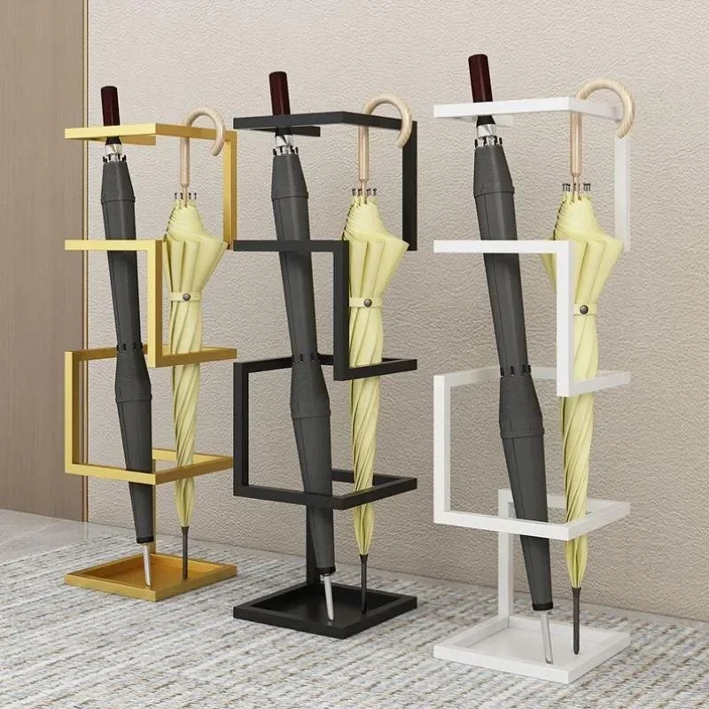 

Creative Iron Umbrella Rack Minimalist Nordic Parasol Stand Sleek Home Office Entryway Design Stylish Umbrella Holder