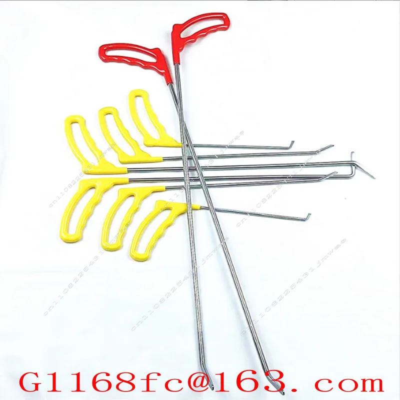 Car Depression Repair Tool Small Hook 8-piece Set Body Interlayer Pit Repair Ejector Flat Head