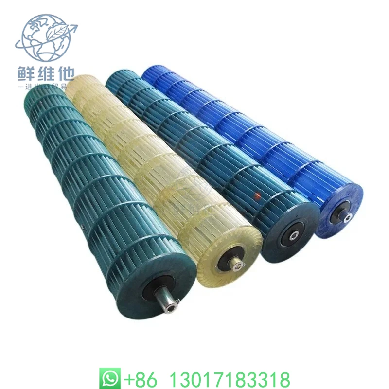 

For Air Conditioner - Plastic Cross-Flow Fan Blade for 2P/3P On-Hook AC Indoor Unit Impeller