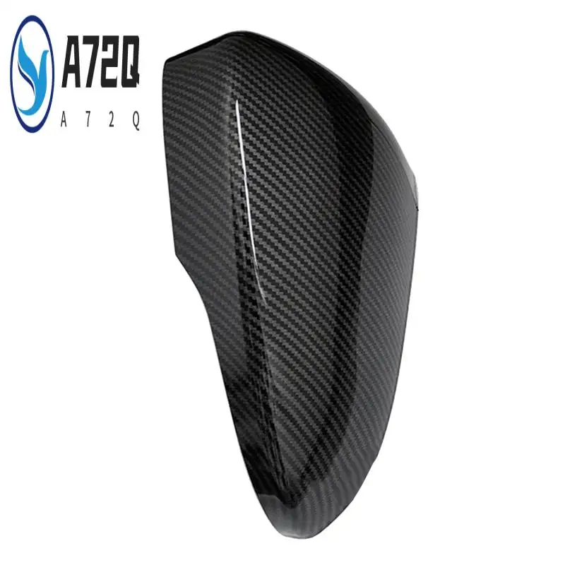 

A72Q-1Pair Car Rearview Mirror Cover Trim For Ford Mondeo Fusion 2013-2021 Parts US Version Side Wing Mirror Caps ABS Carbon Fib