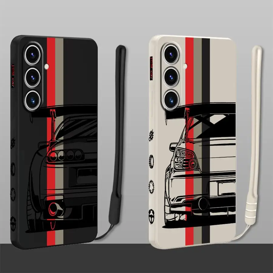 Мягкий чехол для телефона из ТПУ JDM Dream Car для Samsung Galaxy A16 A36 A26 A13 A14 A24 A34 A22 A52 A15 A35 A12 A51