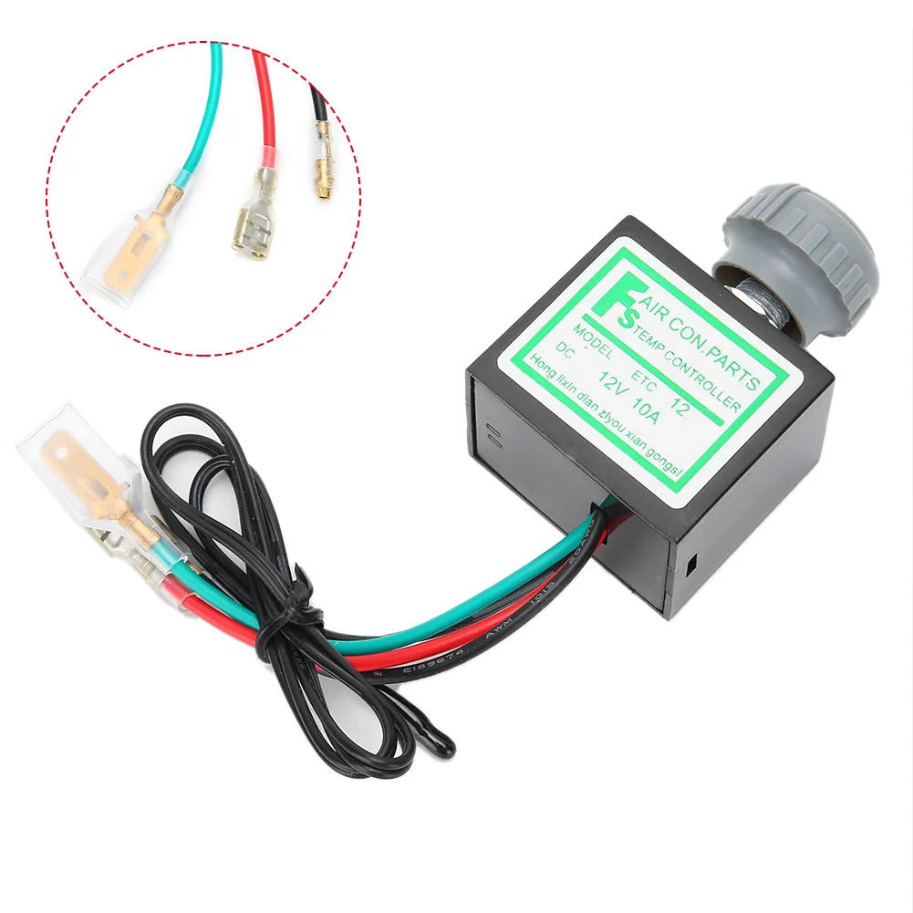 1Pcs 12V/24V Car Air Conditioner Electronic Thermostat Switch Temperature Control Auto Accessory A/C Electronic Thermostat