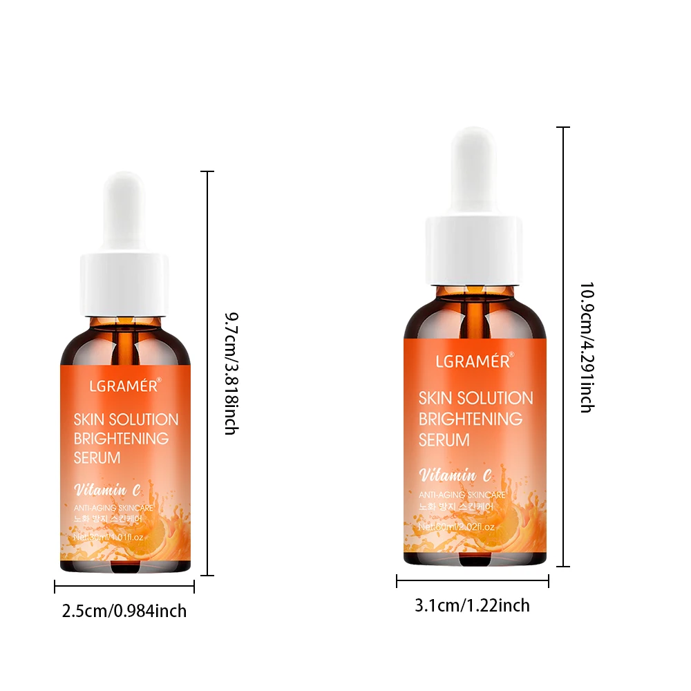 เอสเซนส์ไวท์เทนนิ่งวิตามินซีแอลจีแกรมเมอร์ |   เหมาะสำหรับทุกสภาพผิว |   ลดเลือนจุดด่างดำและซ่อมแซมผิวแพ้ง่าย