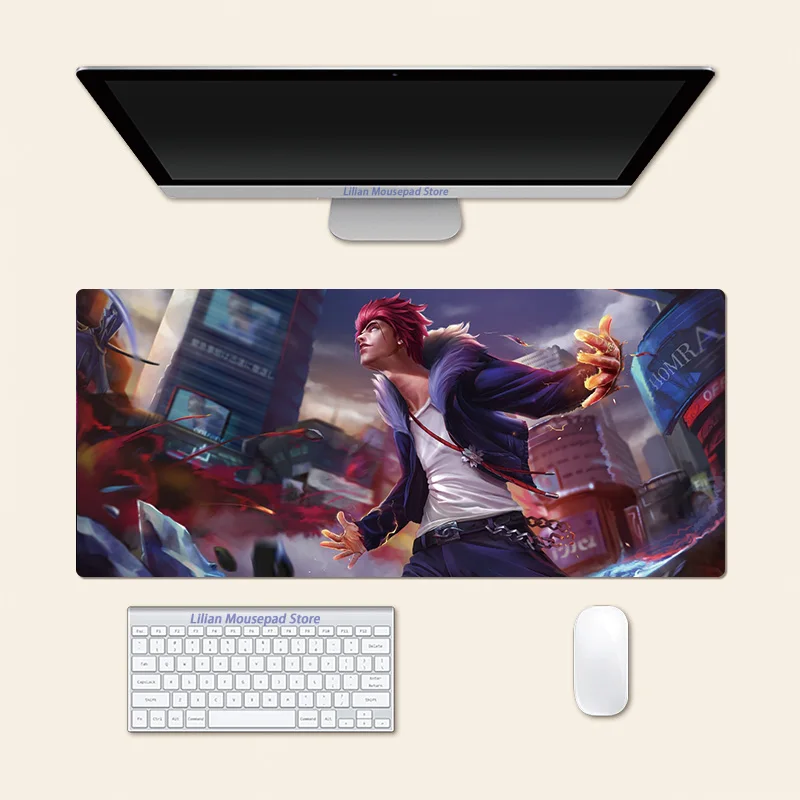 

Suoh Mikoto The King Of Red Anime Large Mouse Pad PlayMat Office Mousepad Game Creative Desk Gaming Mat