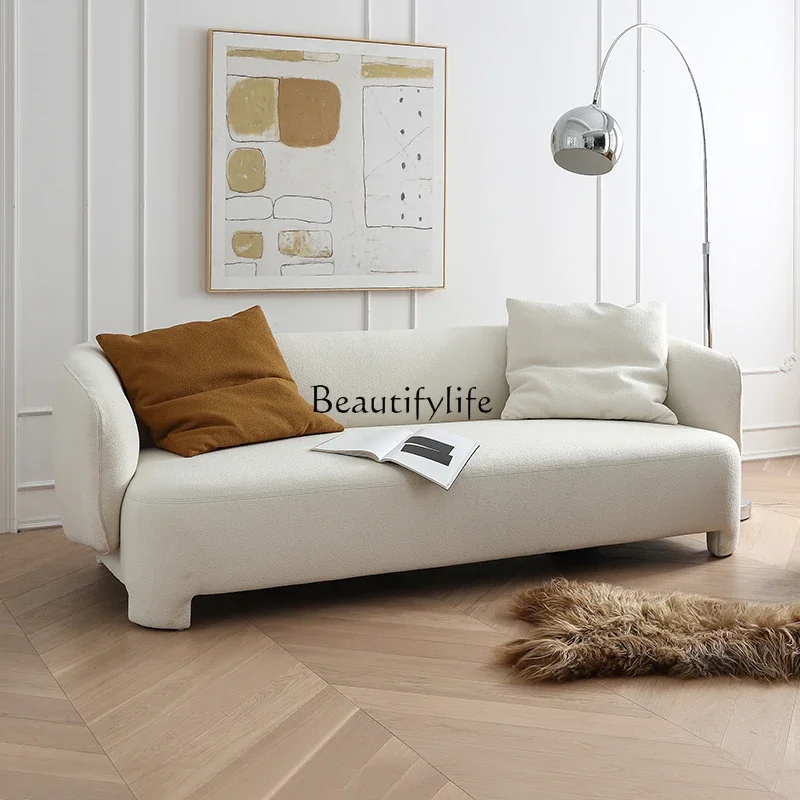 

02ls 18 -*Nordic modern simple small apartment fabric sofa fashion style apartment personalized three-person sofa
