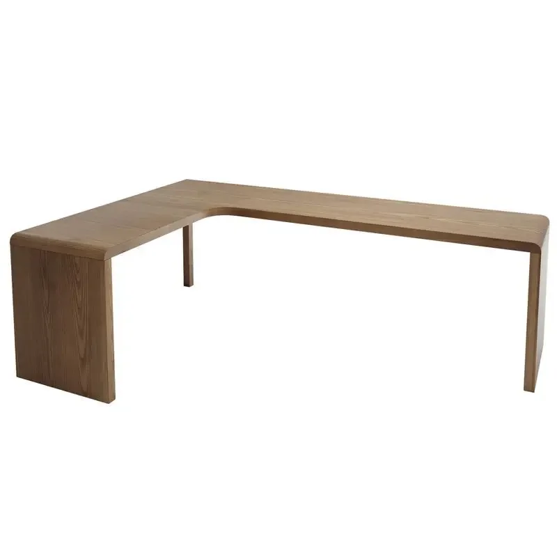 

Bedroom all solid wood corner desk L-shaped computer desk, double corner desk, corner 7-shaped long workbench