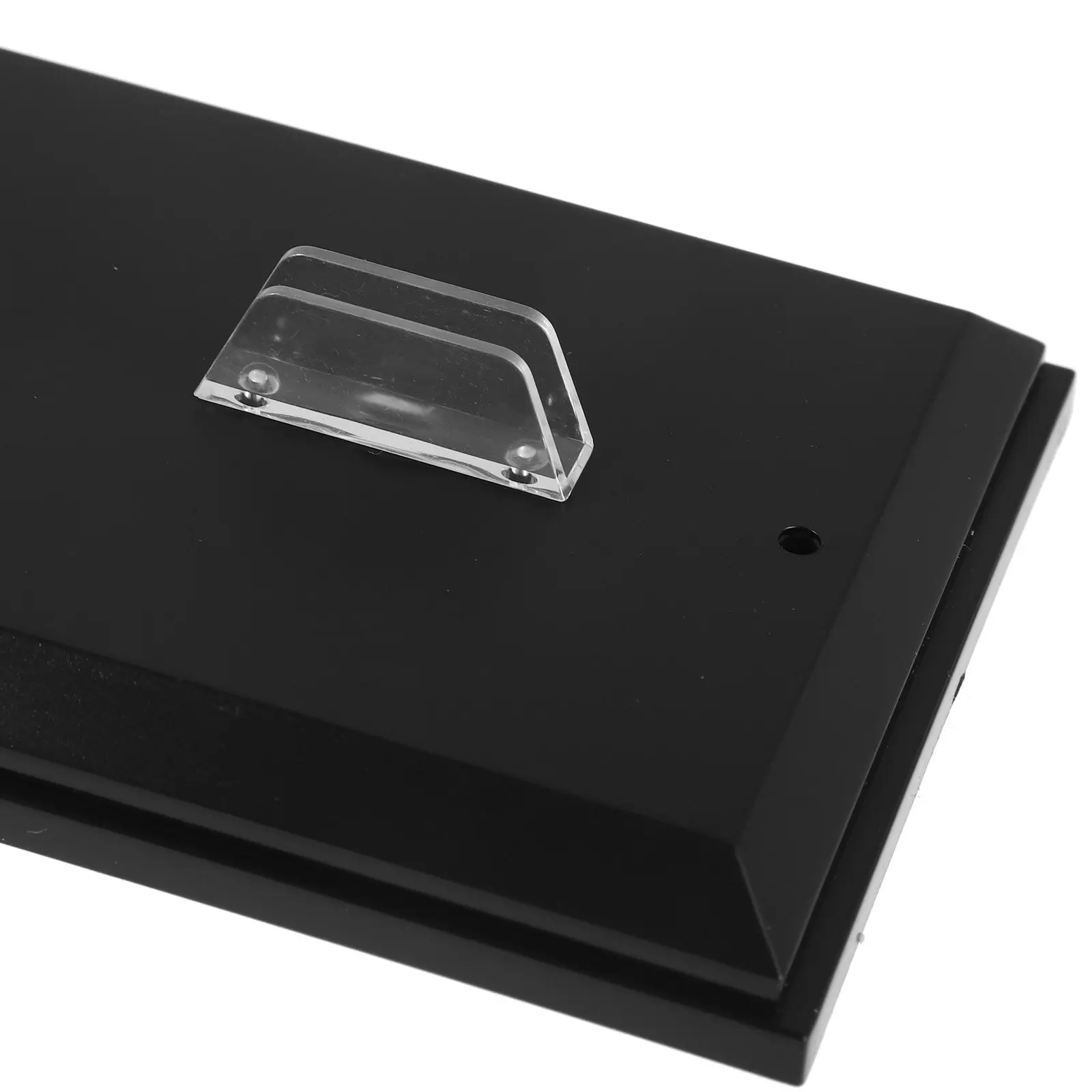 ฐานโชว์พลาสติก 3 ชิ้น ขาตั้งรูปสี่เหลี่ยมผืนผ้าขนาดเล็ก สำหรับจัดแสดงโมเดลรถจักรยานยนต์ จักรยาน บนชั้นวางหรือโต๊ะ