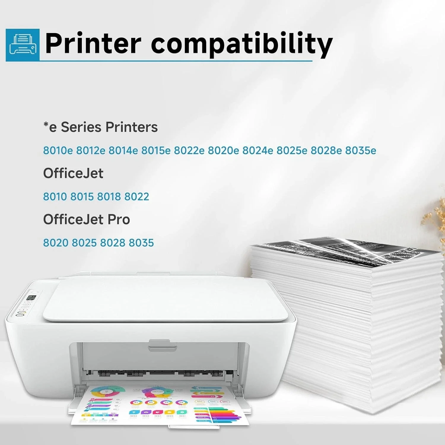 910XL Ink Cartridge 4 Packs Compatible for Ink with OfficeJet