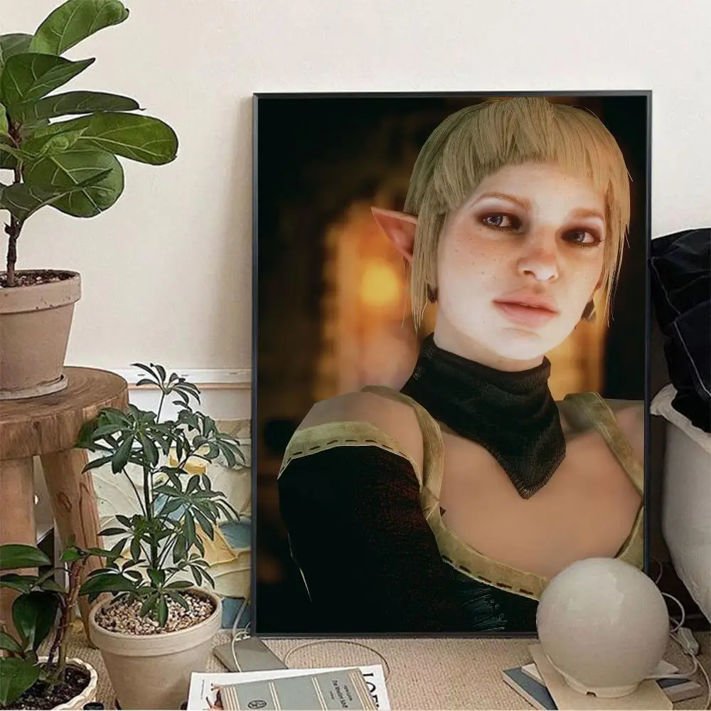 1pc Dragon Age Game Poster Wall Art Home Decor Room Decor Digital Painting Living Room Restaurant Kitchen Art