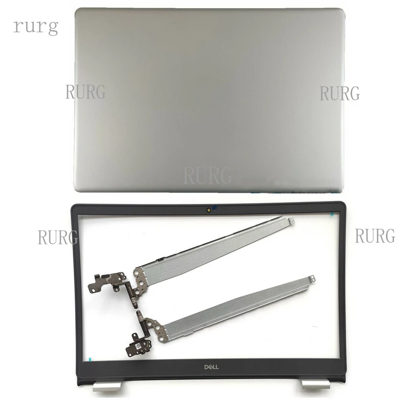 R+ FOR New For Dell Inspiron 15 5593 LCD Back Cover Top + Front Bezel Screen Hinges US