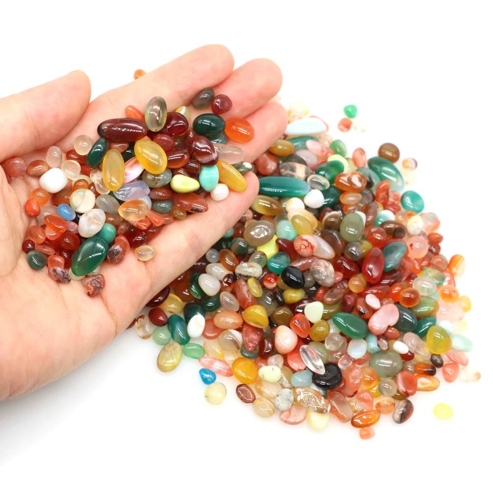 Natural Stone Tumbled Agate Gravel Crystals Chip Quartz Minerals Reiki Healing Specimen Gemstones Home Aquarium Decor DIY Crafts view 5