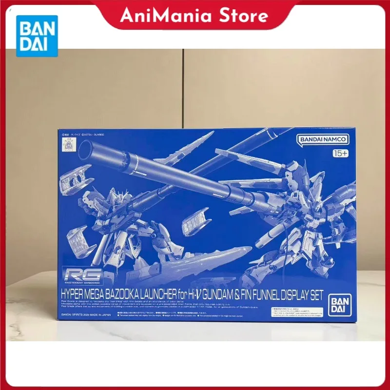 

Конструктор Bandai RG 1/144 Hi-v Gundam: Гипер-Мега-Базука с дисплеем-подставкой и комплектом для сборки, RX-93-v2 Hi-v Gundam, игрушка-подарок