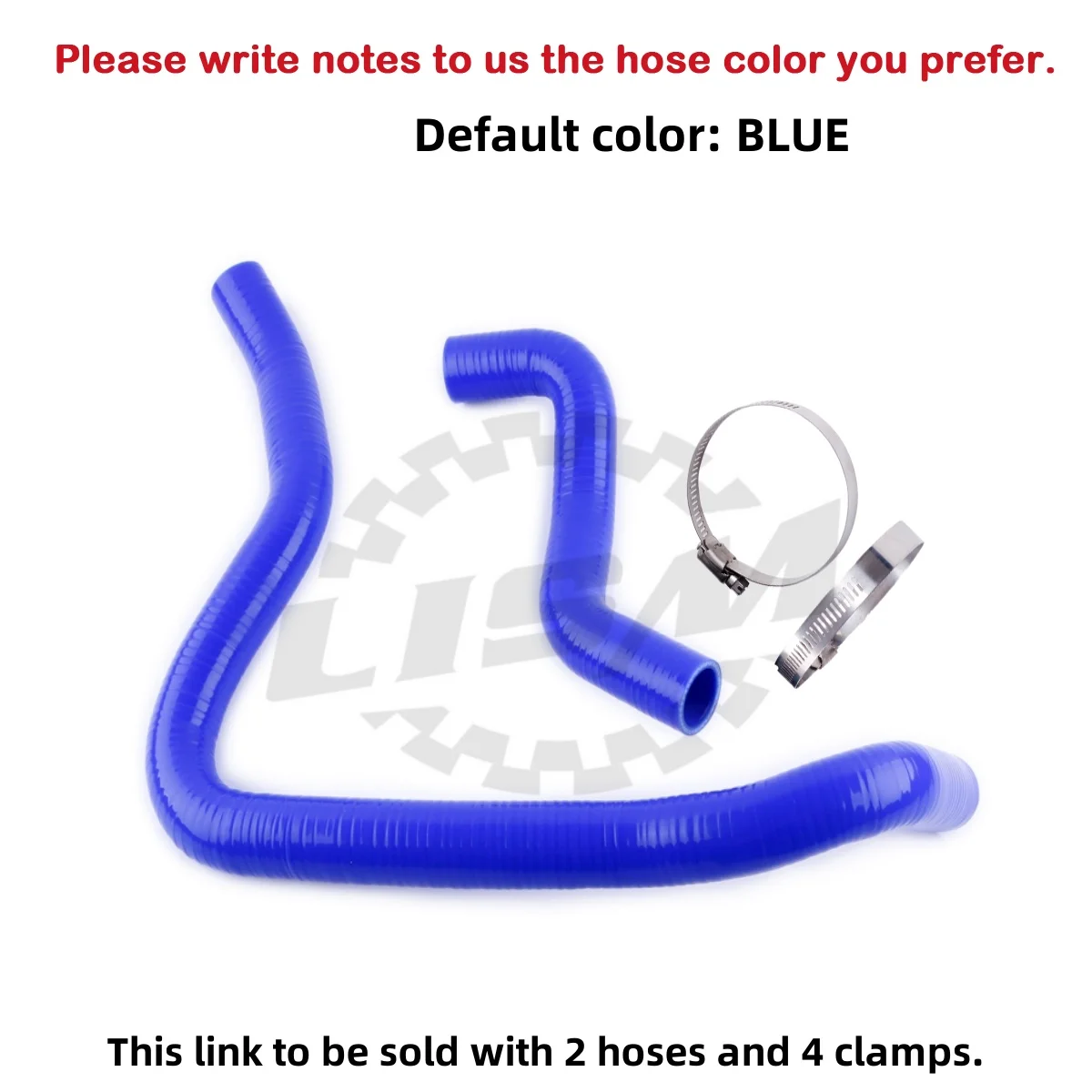 

2PCS For 1997-2000 Honda Accord SiR-T 1997 1998 1999 Torneo Euro-R CL1 2000-2002 3PLY Silicone Radiator Coolant Hose Kit Pipe
