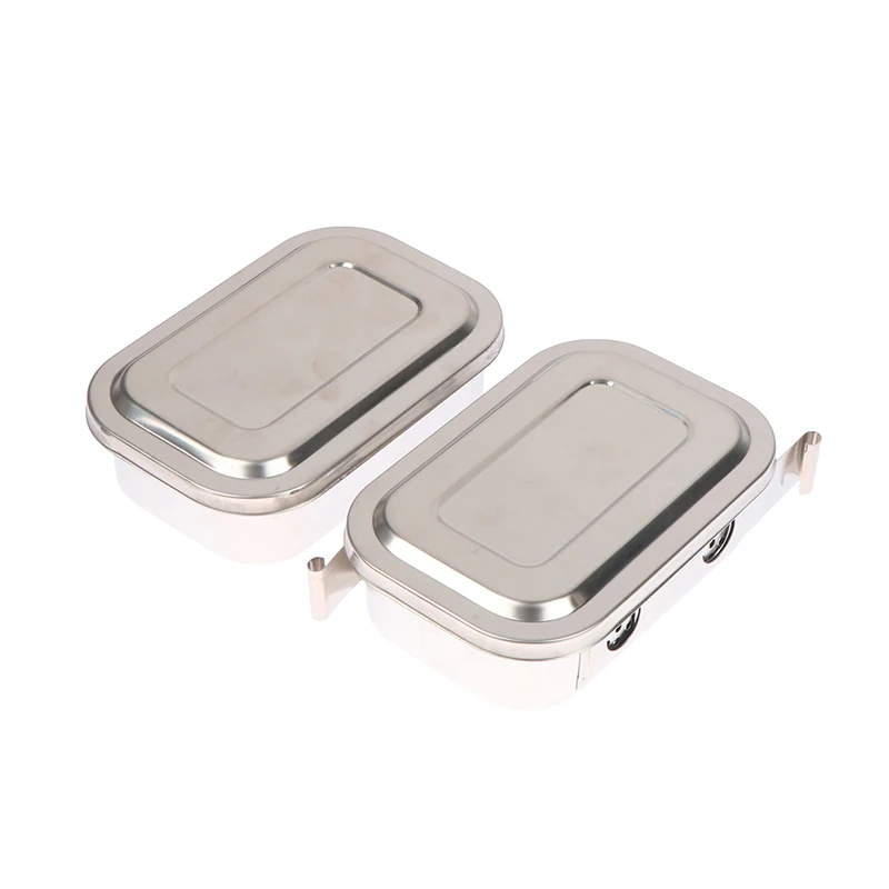 201 Stainless Steel Disinfection Box With Lid Disinfection Square Tray Surgical Tray Instrument Tray Disinfection Tray