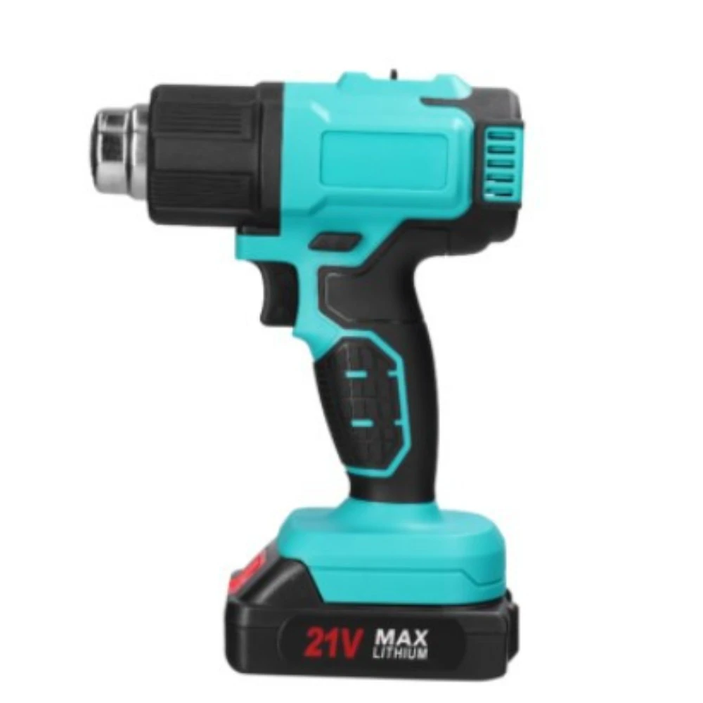 Imagem -03 - Cordless Hot Air Gun Industrial Home Handheld Calor Elétrico Temperaturas Ajustáveis com Bicos Apto para Bateria Makita 18v