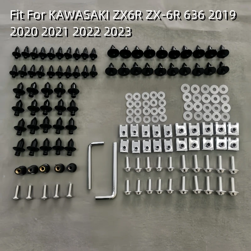 Fairing Bodywork kit Bolts Screws Fit For KAWASAKI ZX6R ZX-6R 636 2019 2020 2021 2022 2023
