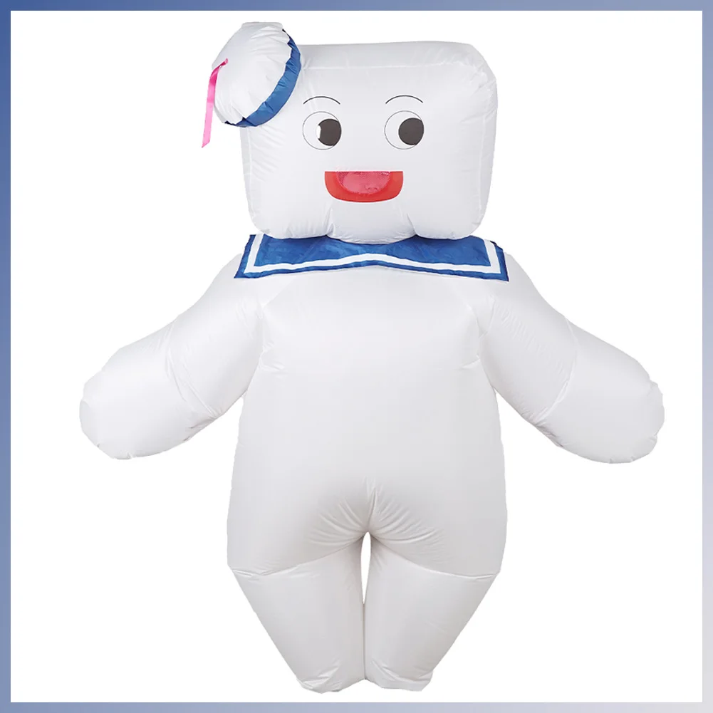 

Movie Ghost Cosplay Busters Adult Funny Air Blow Up Cloth Stay Puft Marshmallow Man Cosplay Fantasy Inflatable Costume Disguise