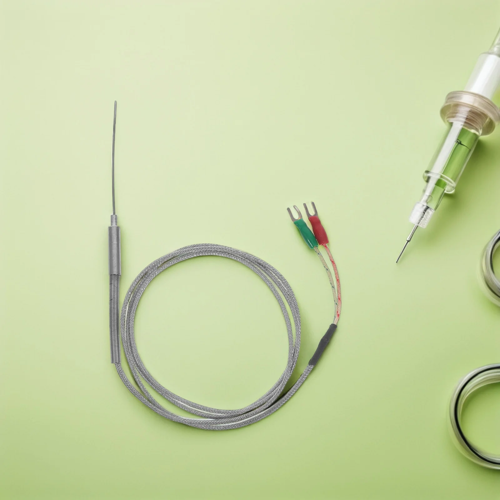 

Precision Temperature Measuring Probe K Type Thermocouple Sensor Fast Response Slim Design Industrial Food Water Meat