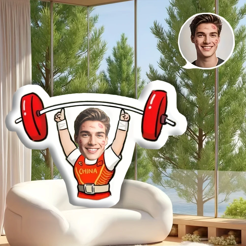A Custom-Designed Pillow Featuring Personalized Photos, with 3D Double-Sided Printing, Perfect As a Gift for Boyfriends Or Girlf