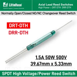 DRT-DTH Original DRR-DTH High Power SPDT Reed Switch Normally Open Closed NO/NC Changeover 1.5A 50W 500V Magnetic Contact Sensor