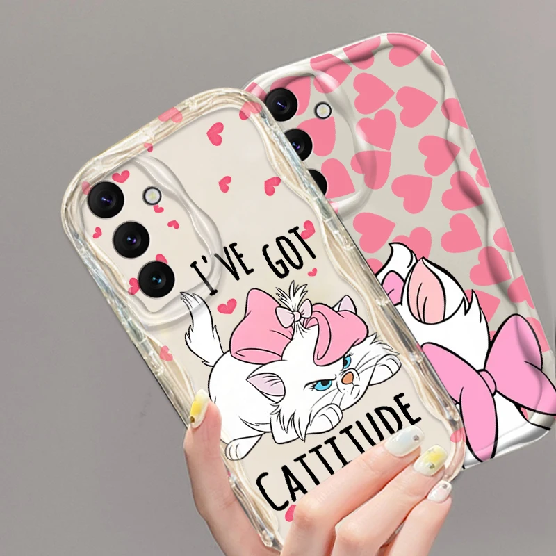 Cartoon The Aristocats Marie Cat For Samsung A55 A54 A53 A52 A35 A34 A33 A32 A25 A24 A23 A22 A21S A15 A13 A14 5G Wave Oil Soft