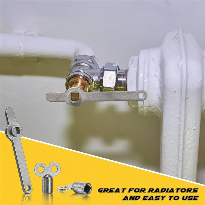 

A11R 6 шт. ключи для прокачки для комплектов радиаторов, вентиляционная ручка радиатора и 5 ключей для прокачки для прокачки с двойным отверстием для обогревателей