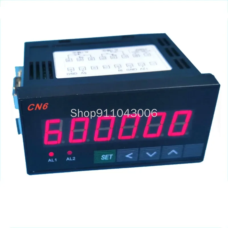6-bit Electronic Counter Digital Display Reversible Industrial Intelligent Counter Meter Grating Meter 12V DC Voltage