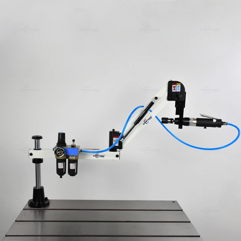 M3-M16 CE certified thread processing machine, pneumatic tapping machine, drilling tapping arm