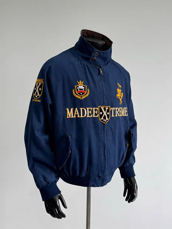 

Large Size ort American Sle Baseball Jaet Cleanfit Streetwear Men's Harington Coat Youth Trendy Anti-Wrinkle Spring Aut...