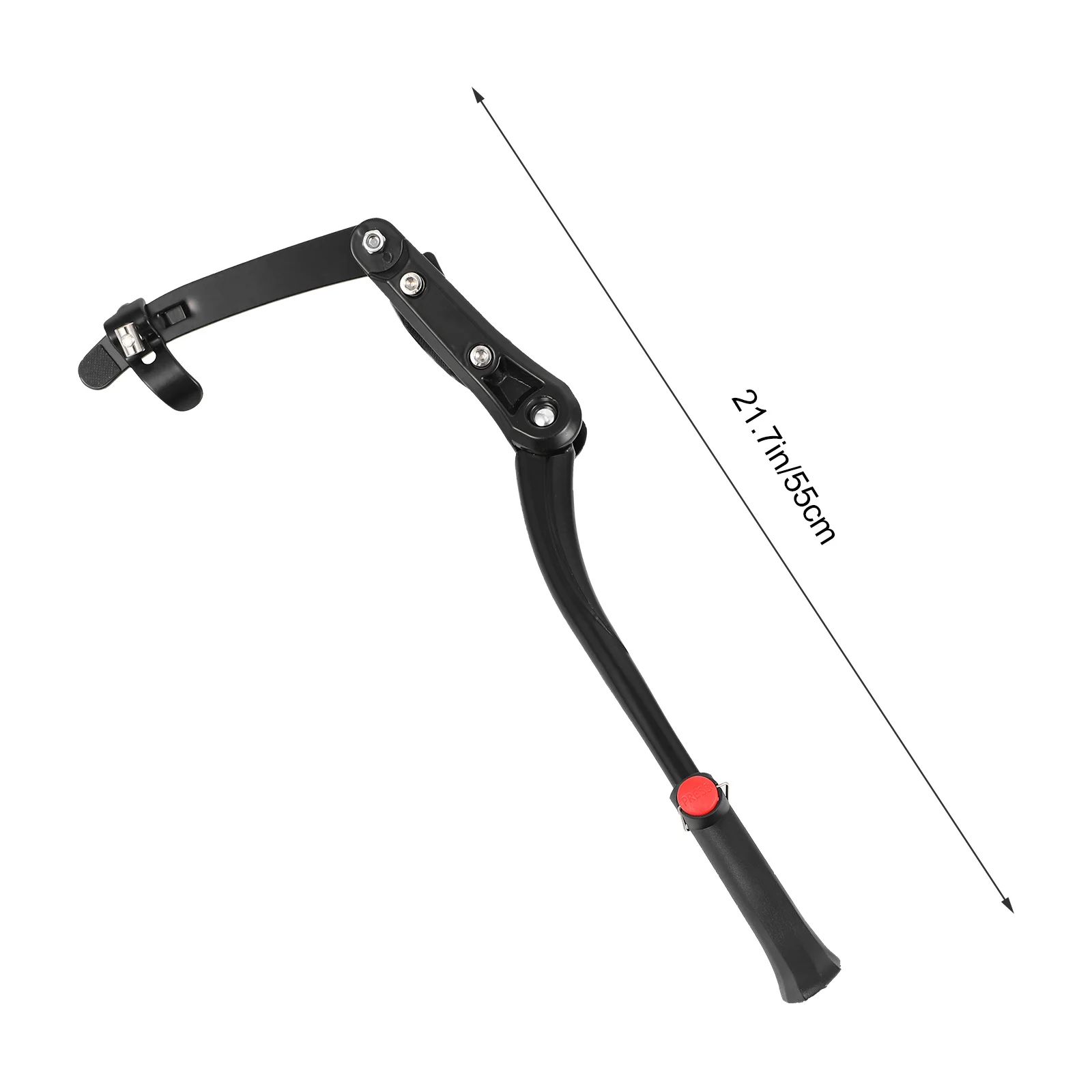 

Adjustable Rear Bike Kickstand Aluminum Alloy Foot Brace Parking Rack Durable Non-Slip Stand for Mountain Road Bikes